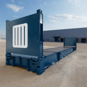 Contenitore flat rack da 20 piedi