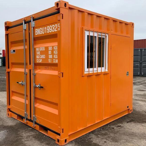 Contenitore cubico da 9 piedi con porta e finestra