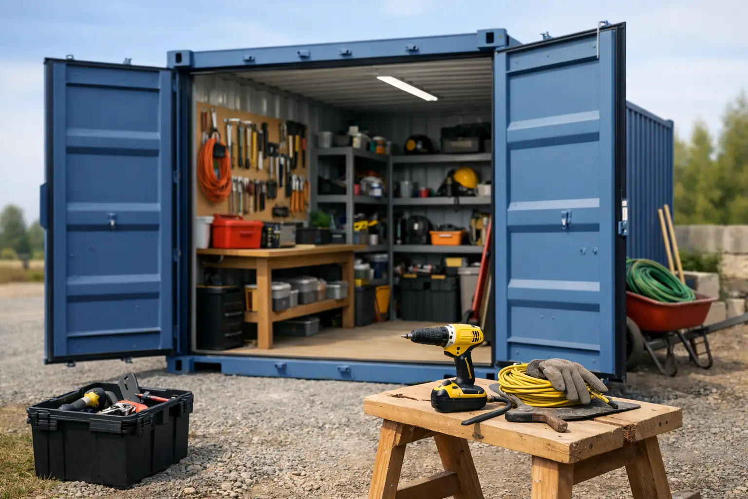 Al momento stai visualizzando Container uso deposito attrezzi: come sceglierlo