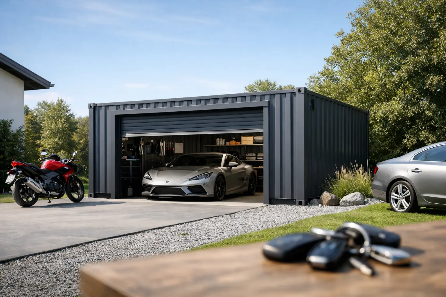 Al momento stai visualizzando Garage prefabbricato in container: conviene?